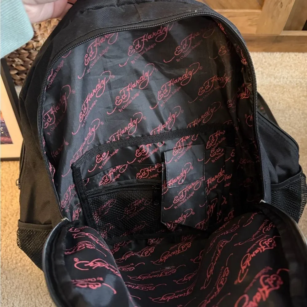 Ed hardy Y2K Eternal love By Christian Audigier sample Piece- Backpack Rare